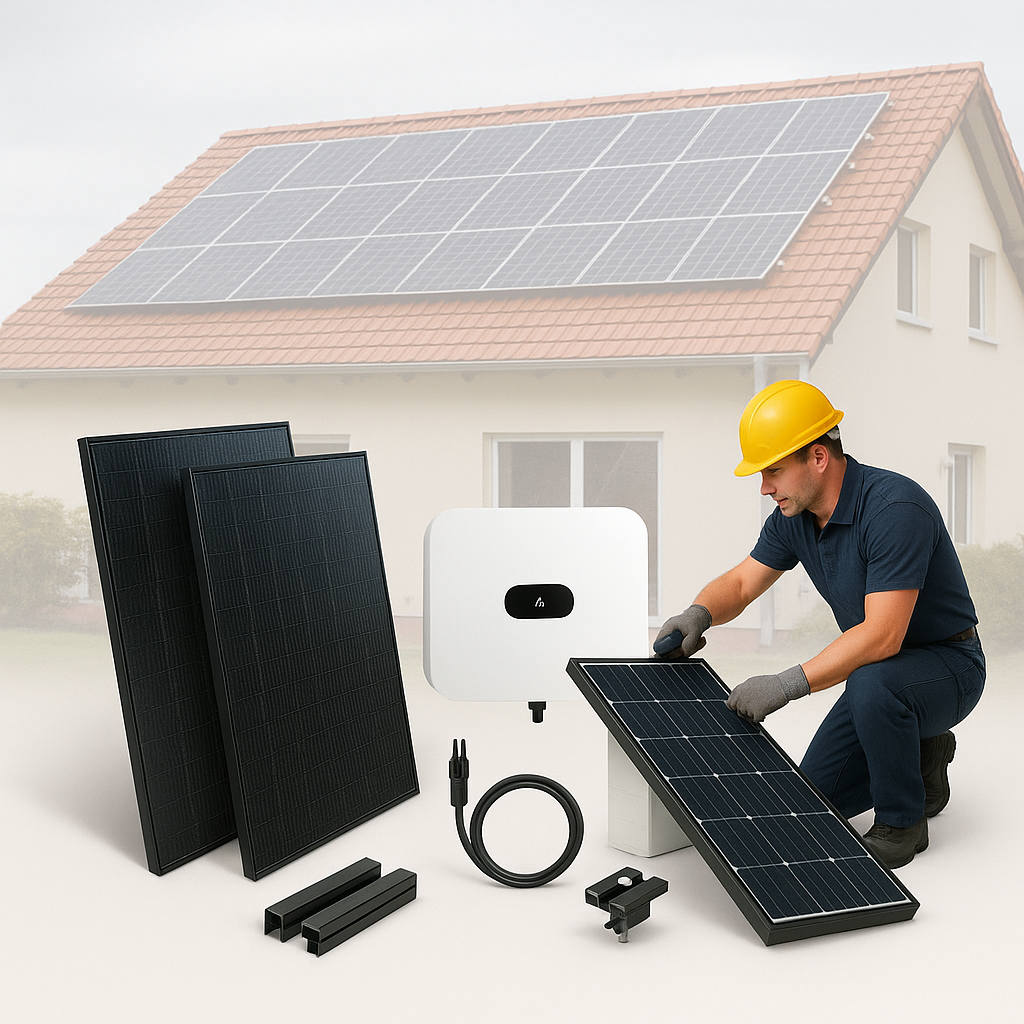 Photovoltaik Komplettanlage 12 kWp mit Speicher und Montage