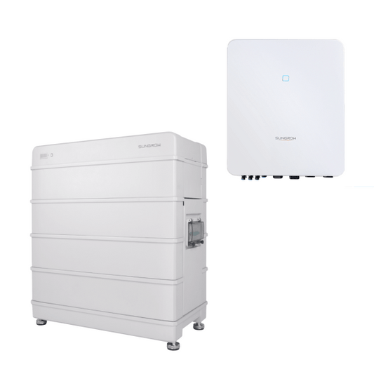Sungrow Bundle: SH10RT Hybrid-Wechselrichter mit SBR128 Batteriespeicher 12,8 kWh