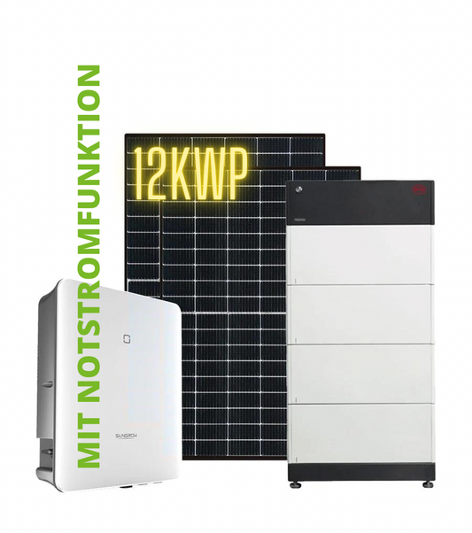 Komplettsystem Sungrow & BYD mit 12 kWp & 7,7 kWh